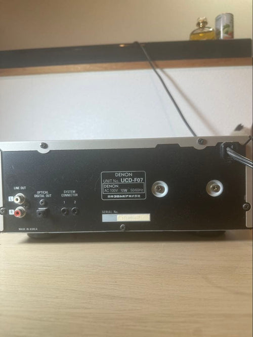 Cd Sacd Player Denon Ucd-F07