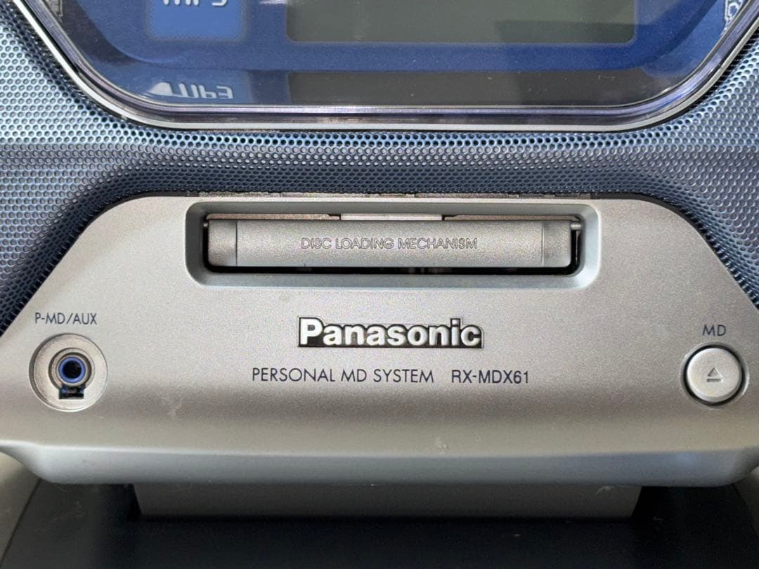 Cd Md Cassette Deck Panasonic Rx-Mdx61