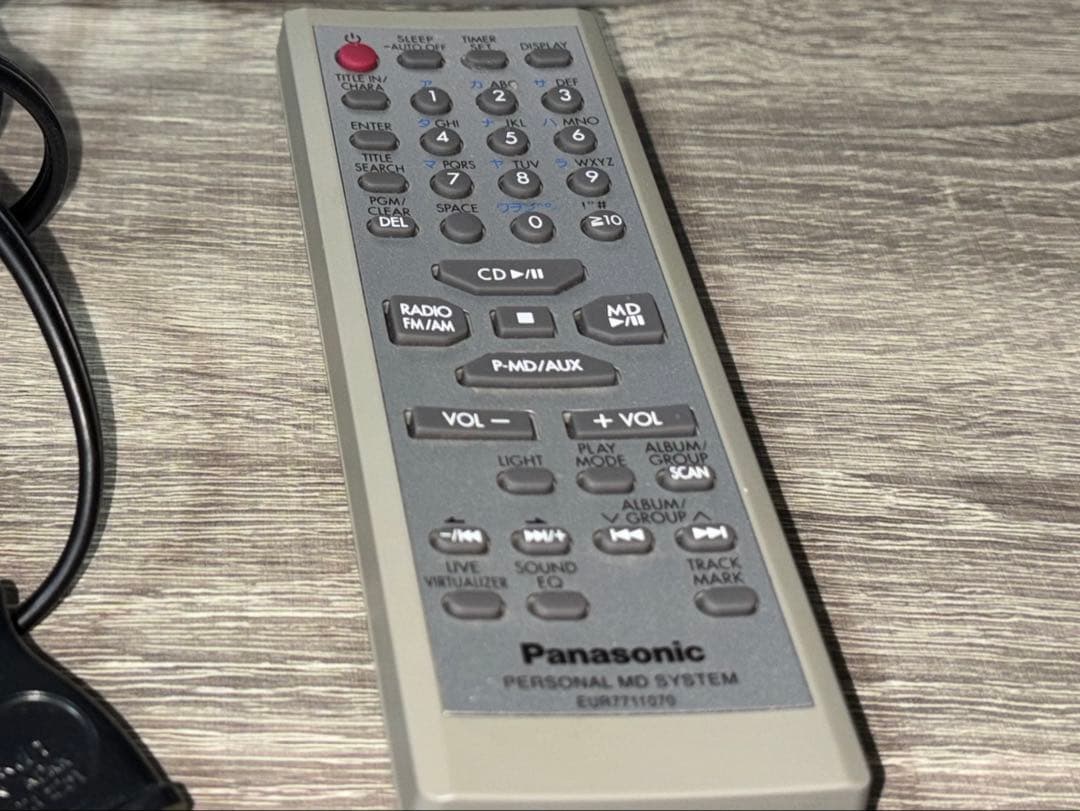 Cd Md Cassette Deck Panasonic Rx-Mdx61