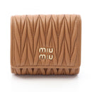 Miu Bi-Fold Wallet Matelasse'Miu