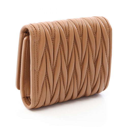 Miu Bi-Fold Wallet Matelasse'Miu