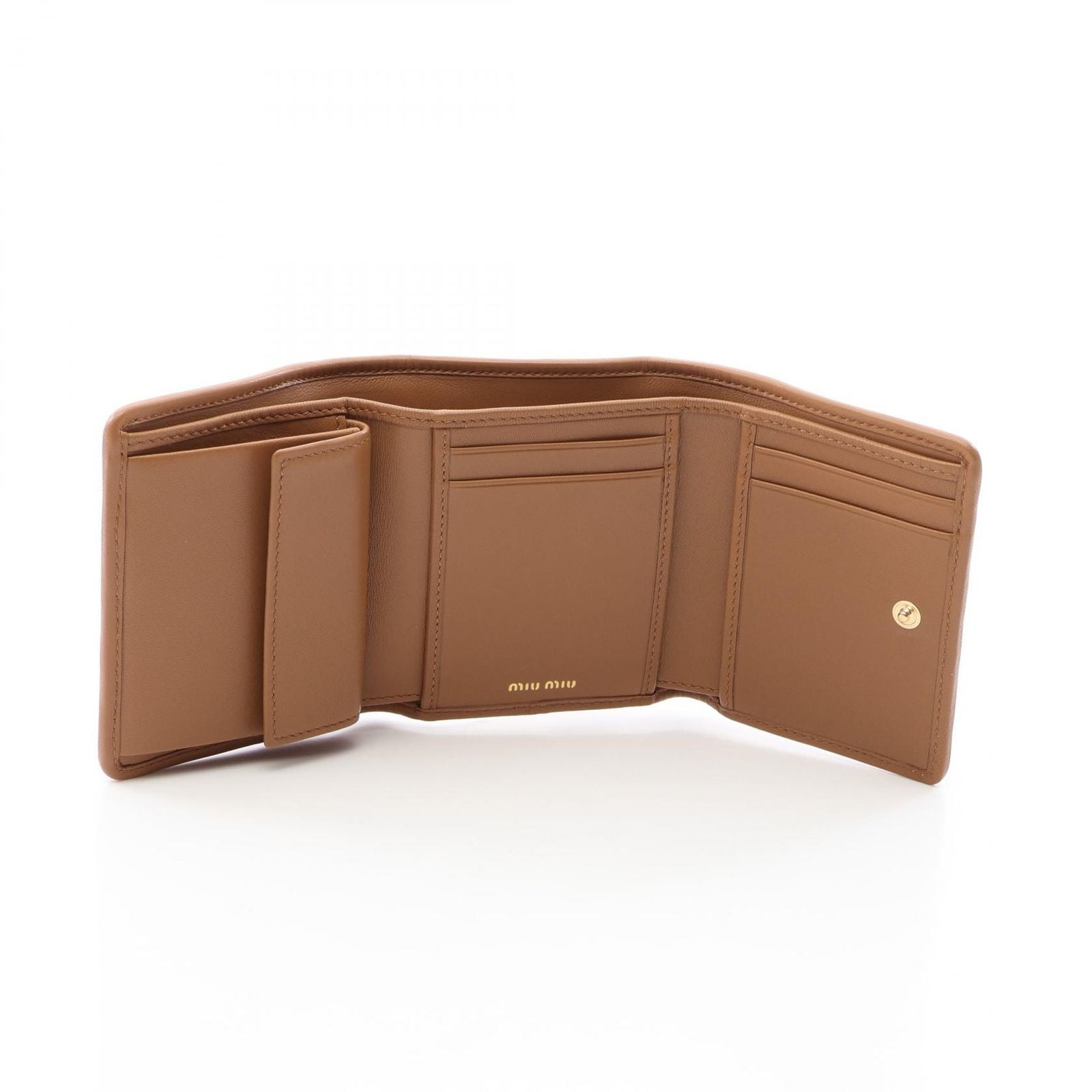 Miu Bi-Fold Wallet Matelasse'Miu