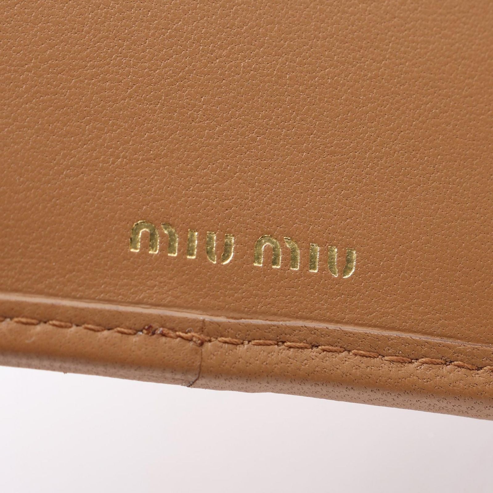 Miu Bi-Fold Wallet Matelasse'Miu