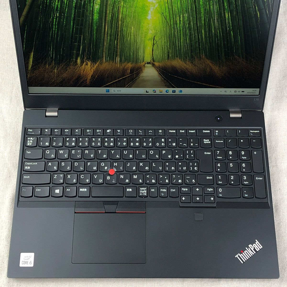 Lenovo Windows Notebook Body Pc Thinkpad L15 Gen 1 I5-10310U 16Gb Ssd256Gb