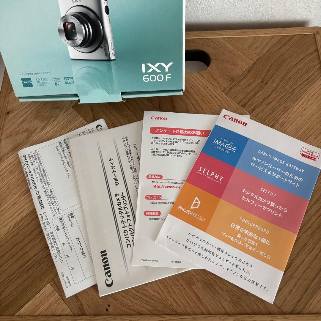 Canon Compact Digital Camera Ixy 600F