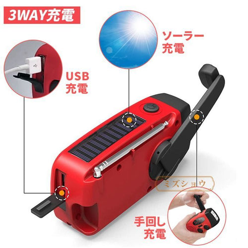 Radio And Boombox Led 2000Mah 3 Am/Fm Meiding01