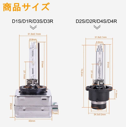 Others Hid 2 100 Jzx100 Gx100 D2R H8.9 H12.9 6400Lm 8000K