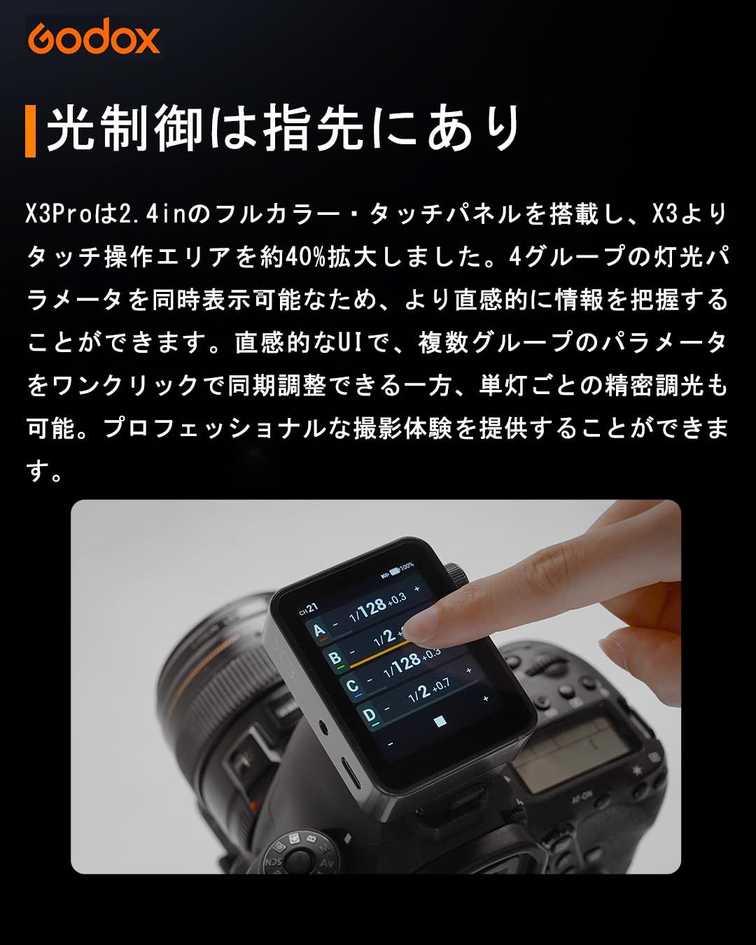 Others Godox X3Pro C Canon Ttl 2.4G Lcd 3 Tcm Bluetooth