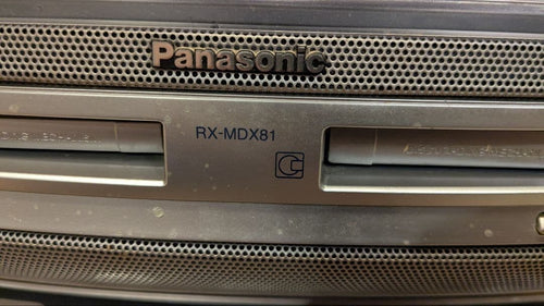 Panasonic Cd, Md Cassette Decks Rx-Mdx81