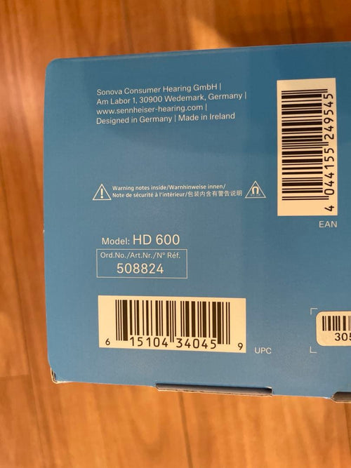 Sennheiser Wired Headphones Hd600 508824