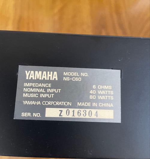 Yamaha Center Speakers