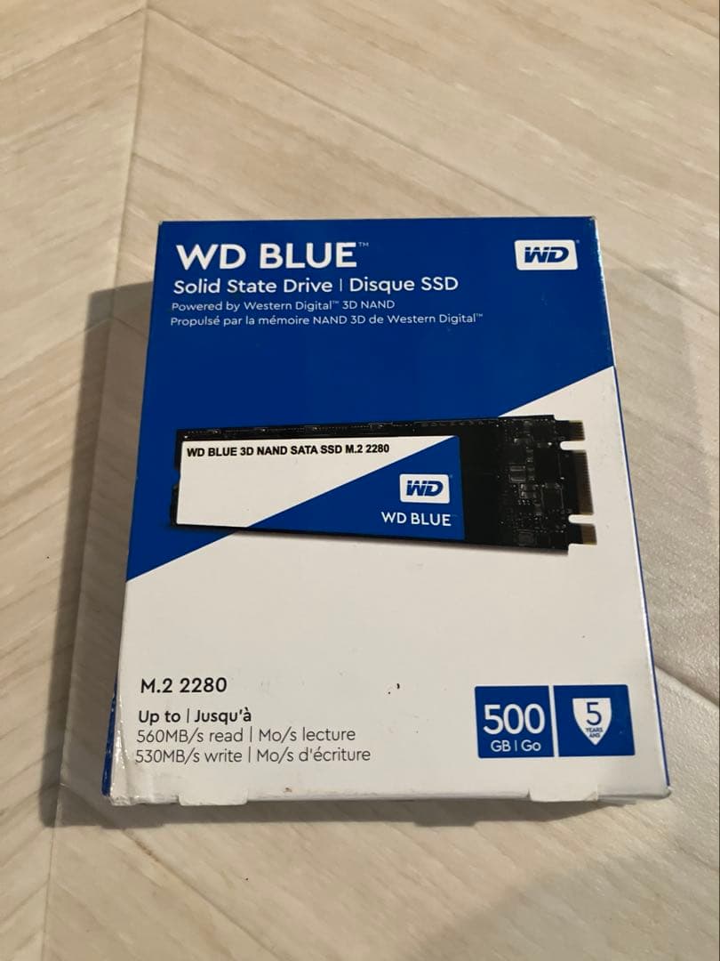 Western Digital External Ssds Wd Blue Ssd 500Gb