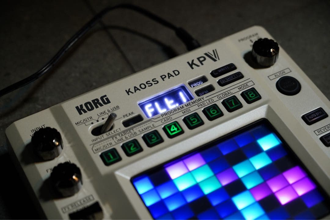 Korg Samplers Kaoss Pad V +Rca-Ts 4 +Sd
