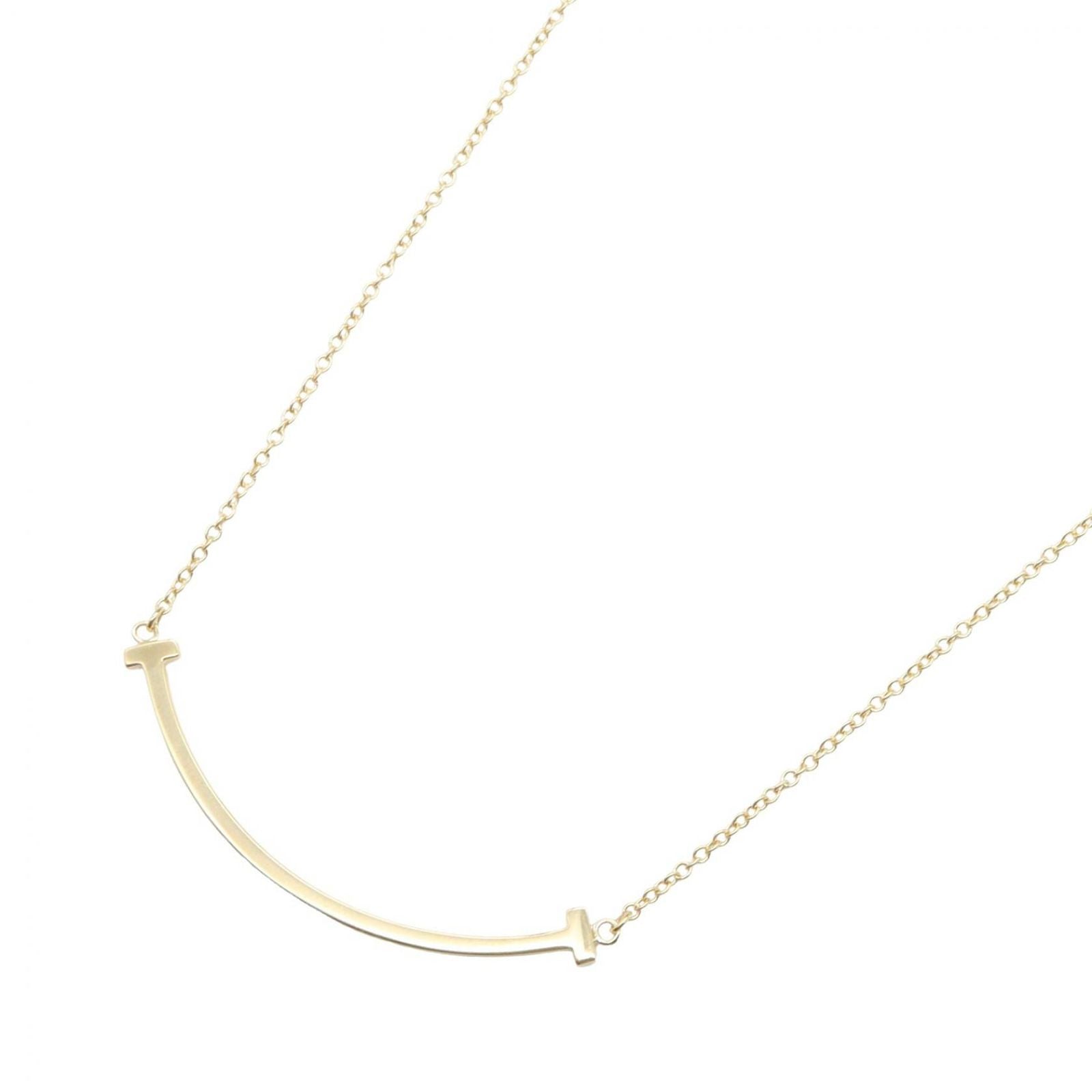 Tiffany Necklace Co T 41/46 K18 Used A