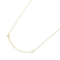 Tiffany Necklace Co T 41/46 K18 Used A
