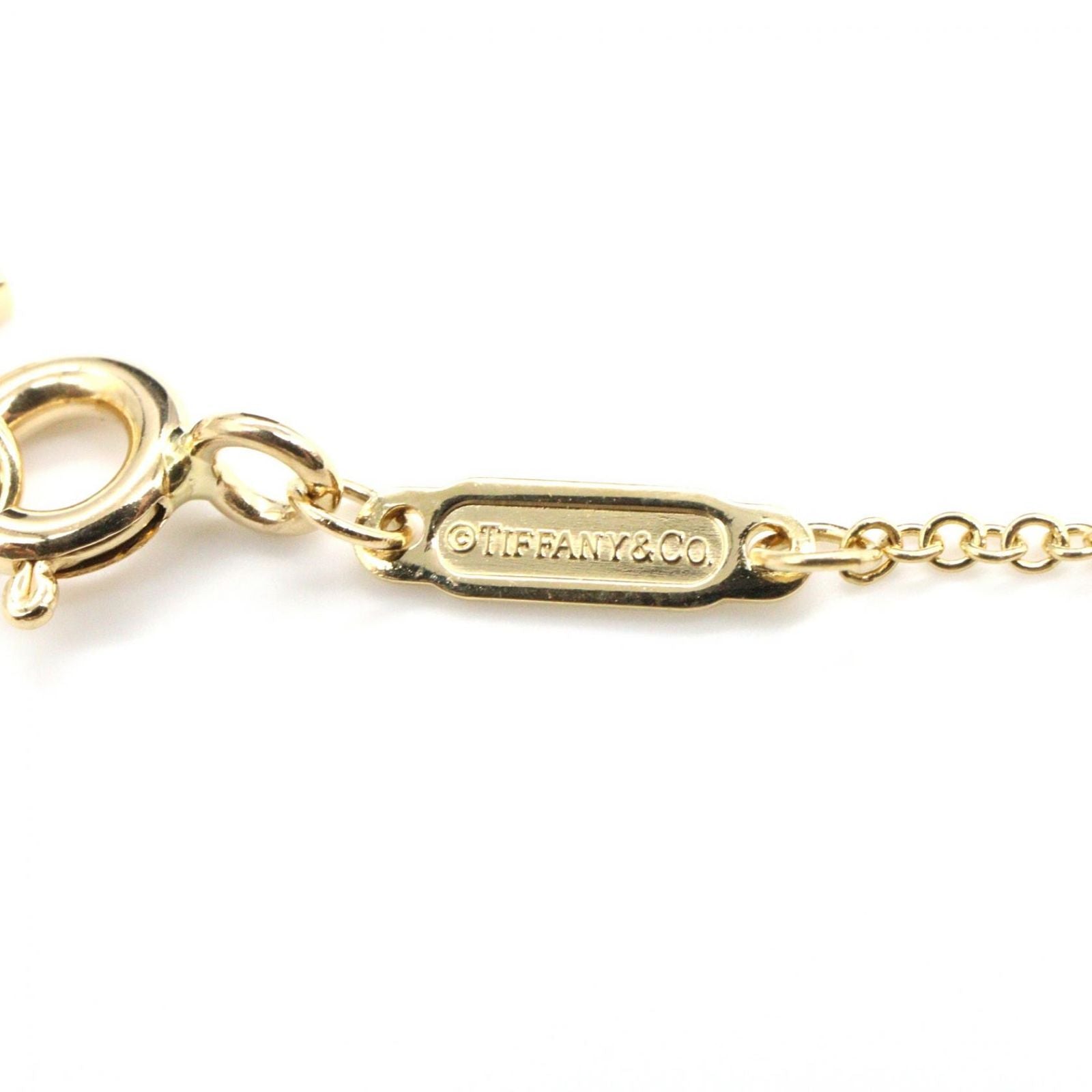 Tiffany Necklace Co T 41/46 K18 Used A