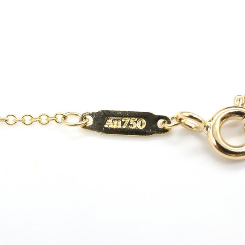 Tiffany Necklace Co T 41/46 K18 Used A