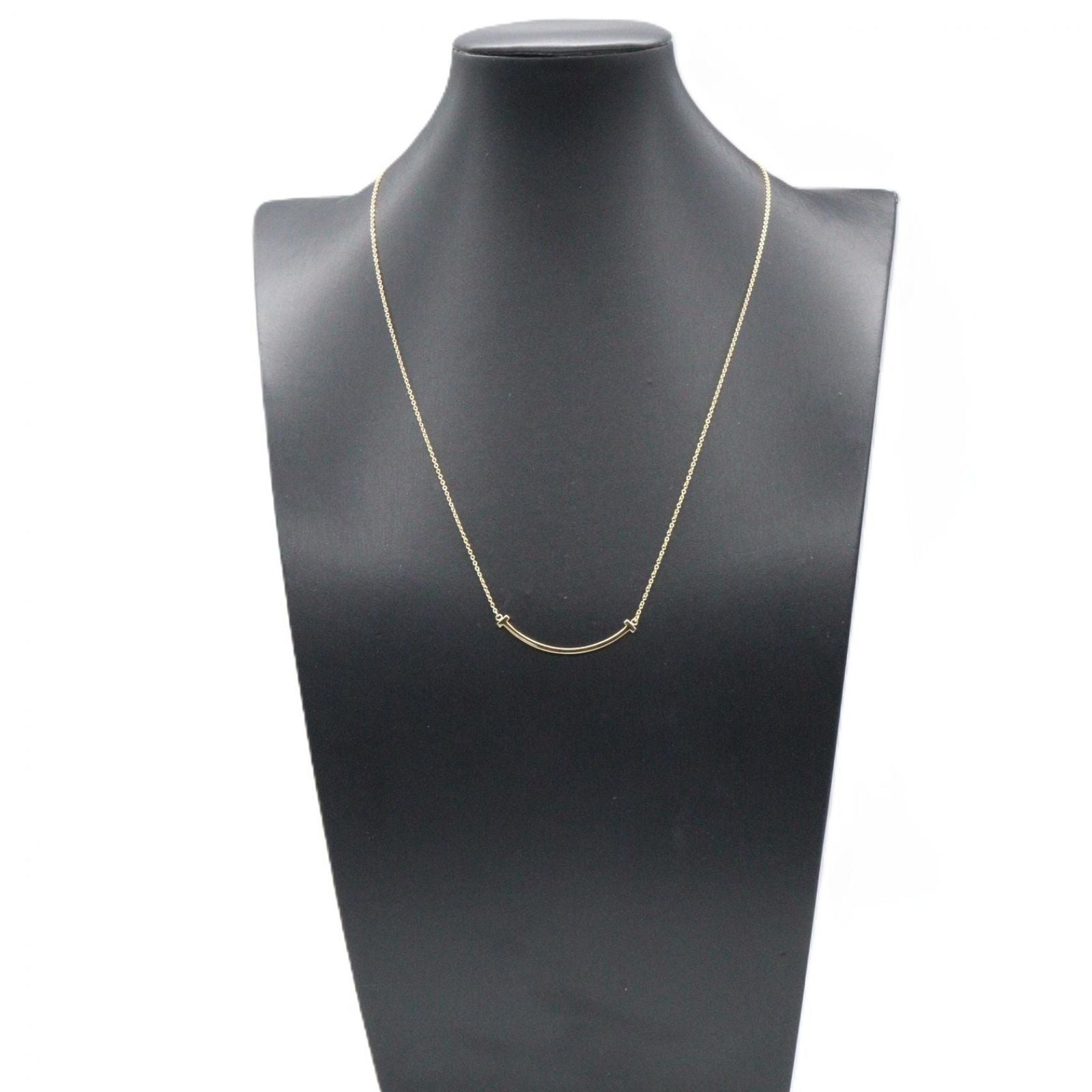 Tiffany Necklace Co T 41/46 K18 Used A