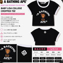 Short-Sleeve Bathing Ape Baby Lisa Cropped Tee L