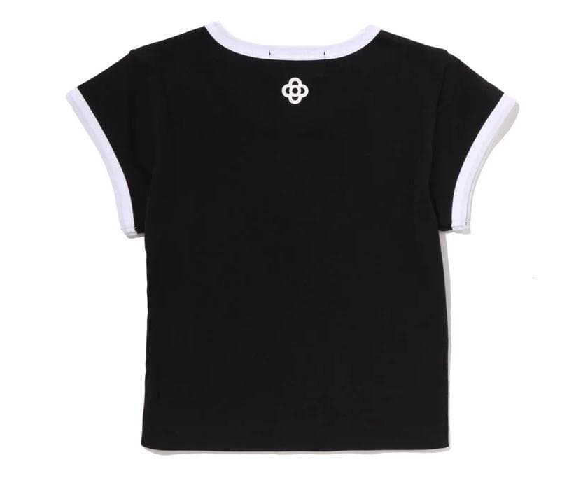 Short-Sleeve Bathing Ape Baby Lisa Cropped Tee L