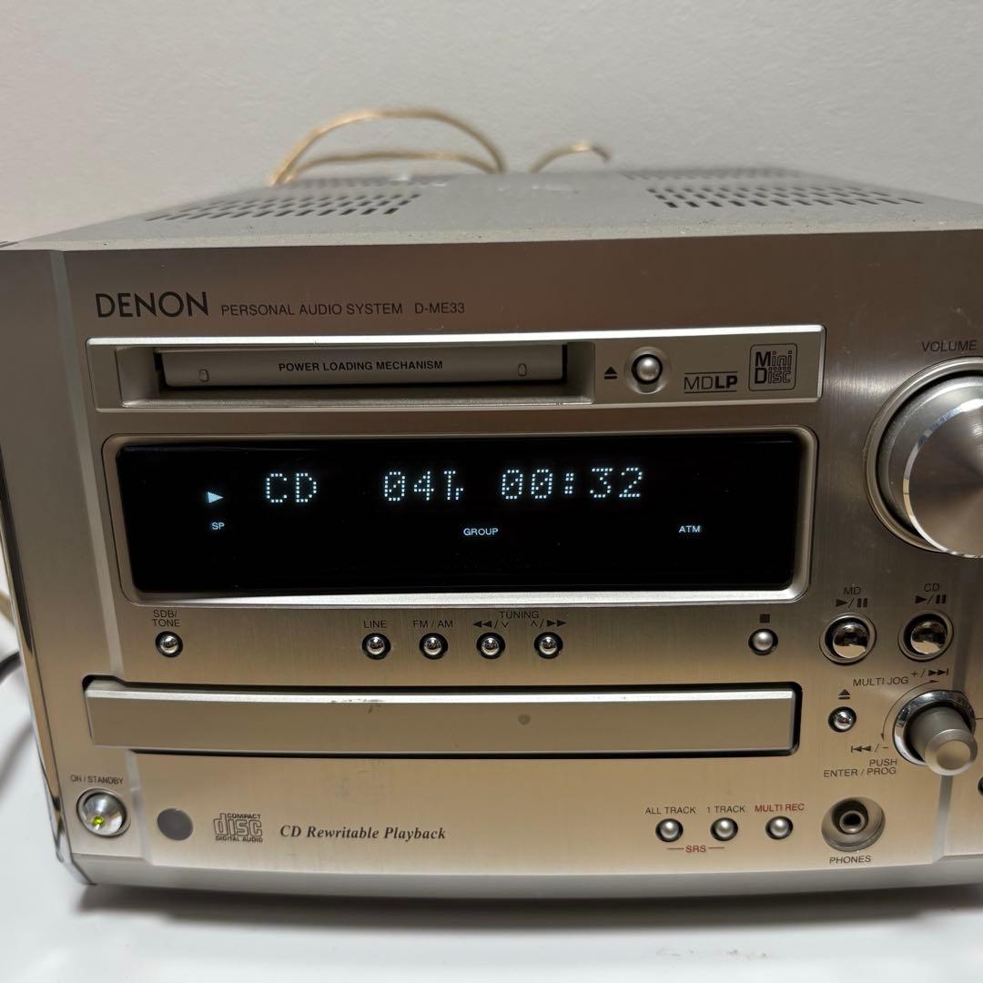 Denon Cd Md Cassette Deck D-Me33 Cd/Md