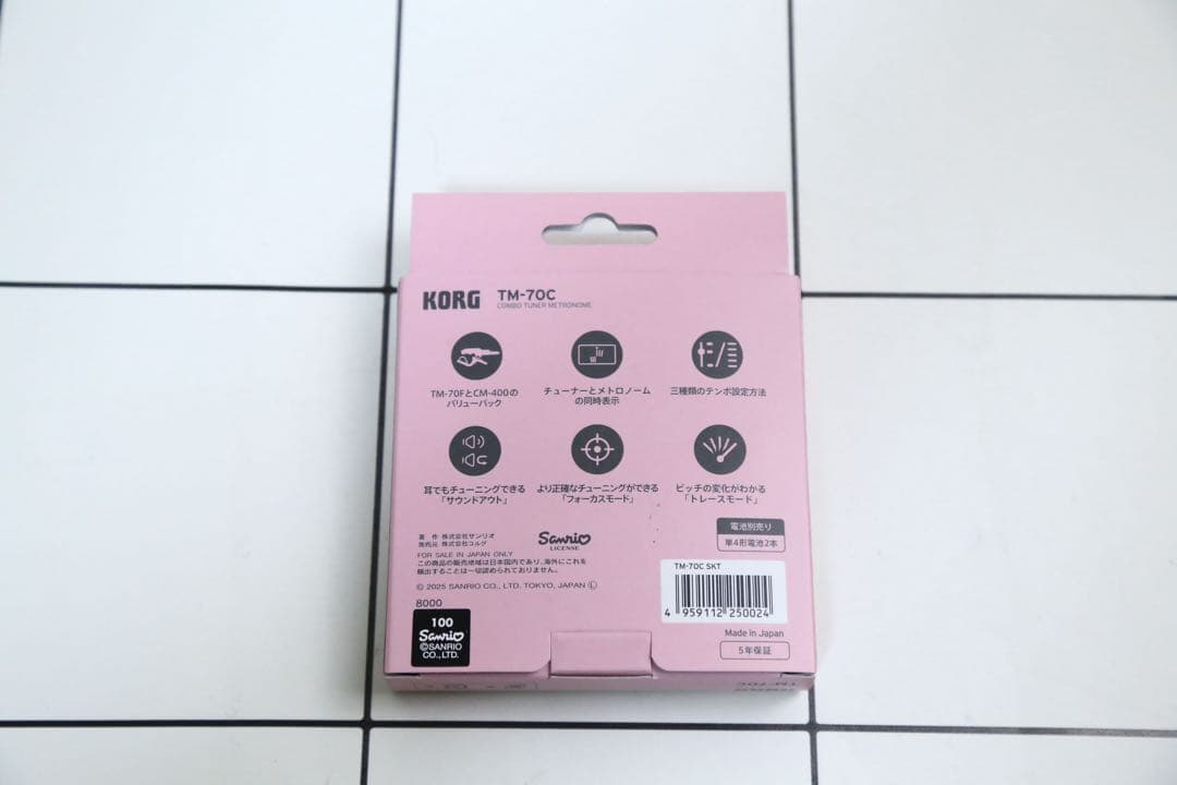 Korg Tuner Tm-70C Skt