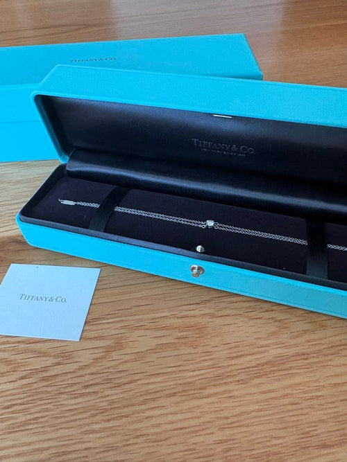 Tiffany Bracelets Pt950 0.17Ct