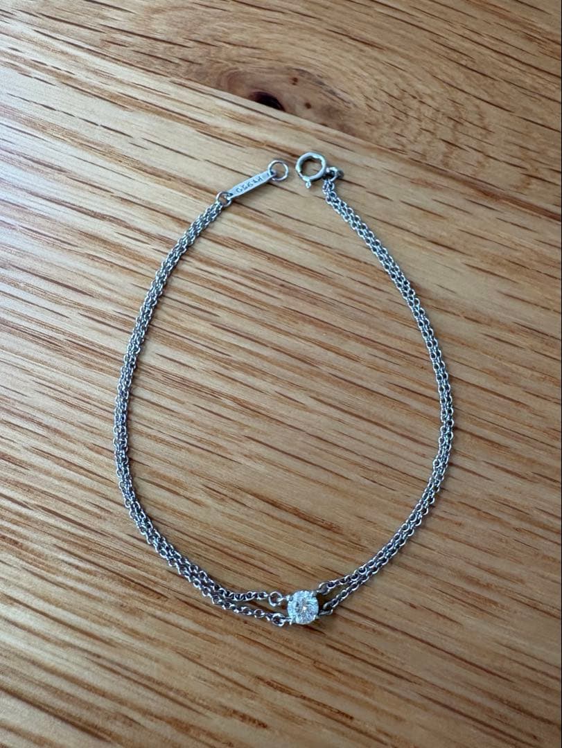 Tiffany Bracelets Pt950 0.17Ct