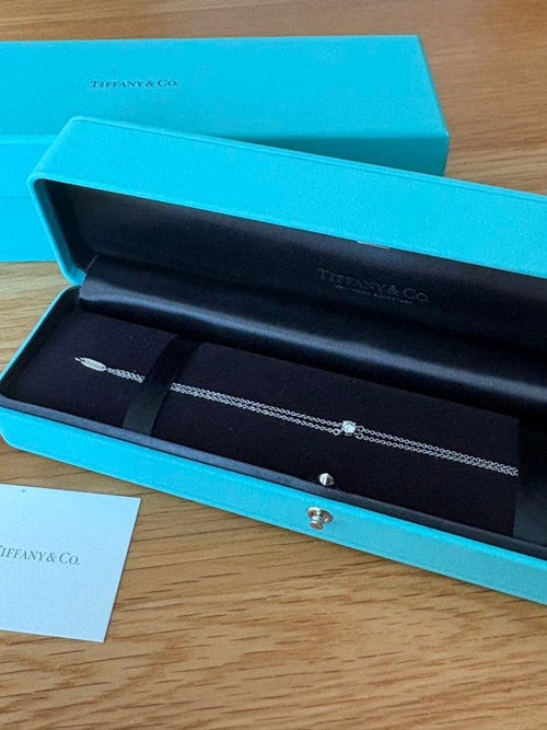 Tiffany Bracelets Pt950 0.17Ct