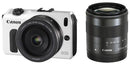 Digital Slr Canon Eos M Ef-M18-55Mm F3.5-5.6 Is Stm/Ef-M22Mm F2 Stm Eosmwh-