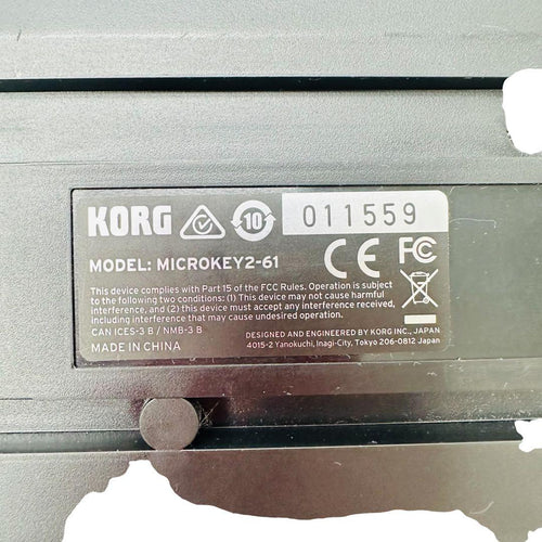Midi Keyboards Pads Korg Microkey2-61