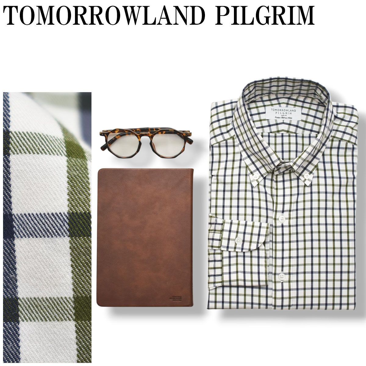 Tomorrowland Dress Shirt Business Pilgrim B.D. 41 X