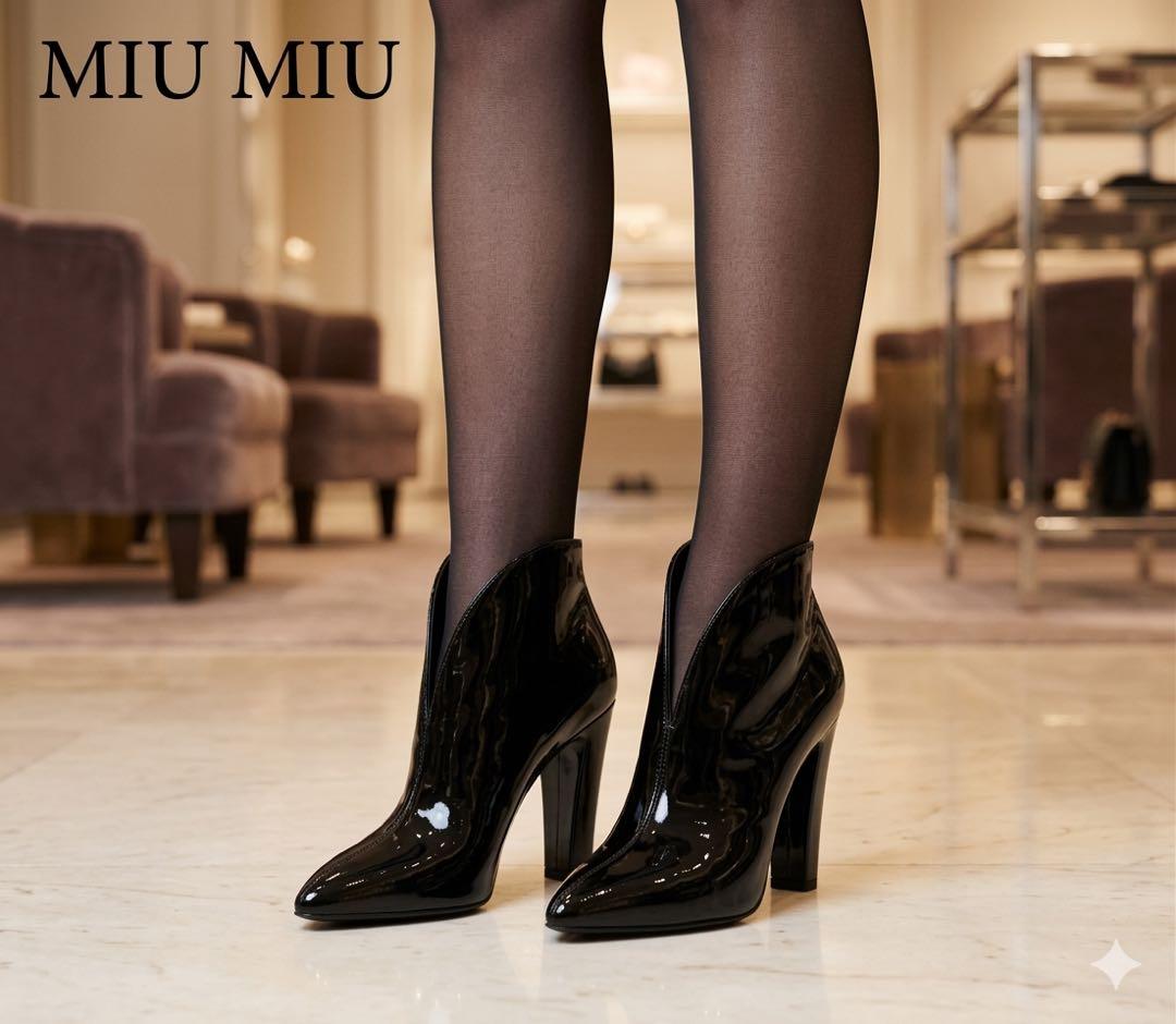 Miu High Heels Pumps 37.5 Nero