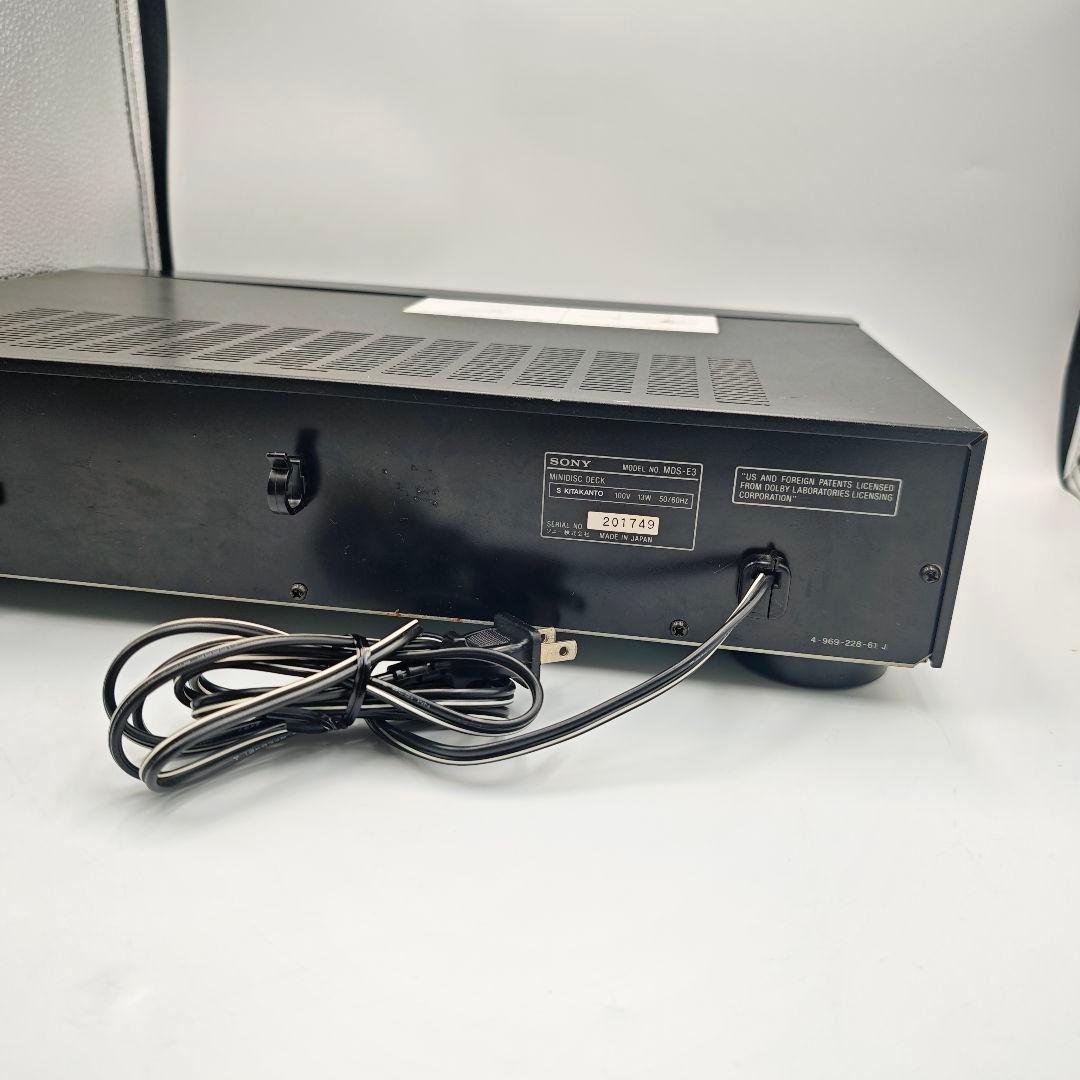 Sony Cd Md Cassette Deck Mds-E3