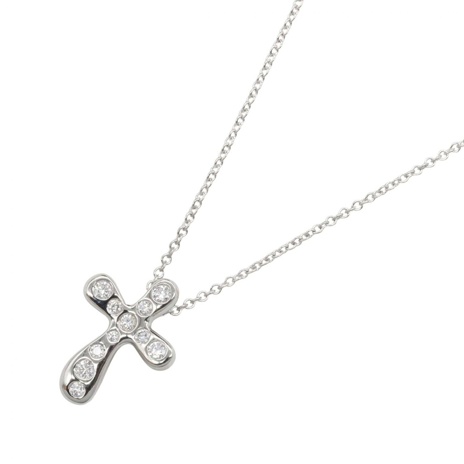 Tiffany Necklace Co 40.5 Pt950 Used A
