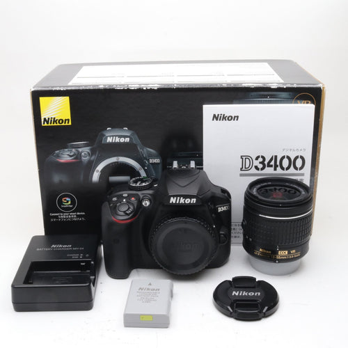 Nikon Digital Slr 1700 D3400 Af-P 18-55 Vr F