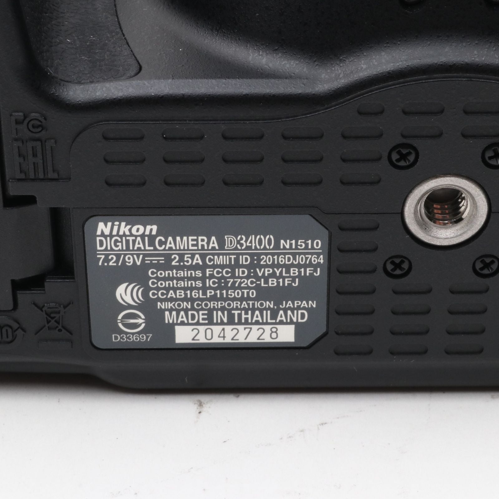 Nikon Digital Slr 1700 D3400 Af-P 18-55 Vr F