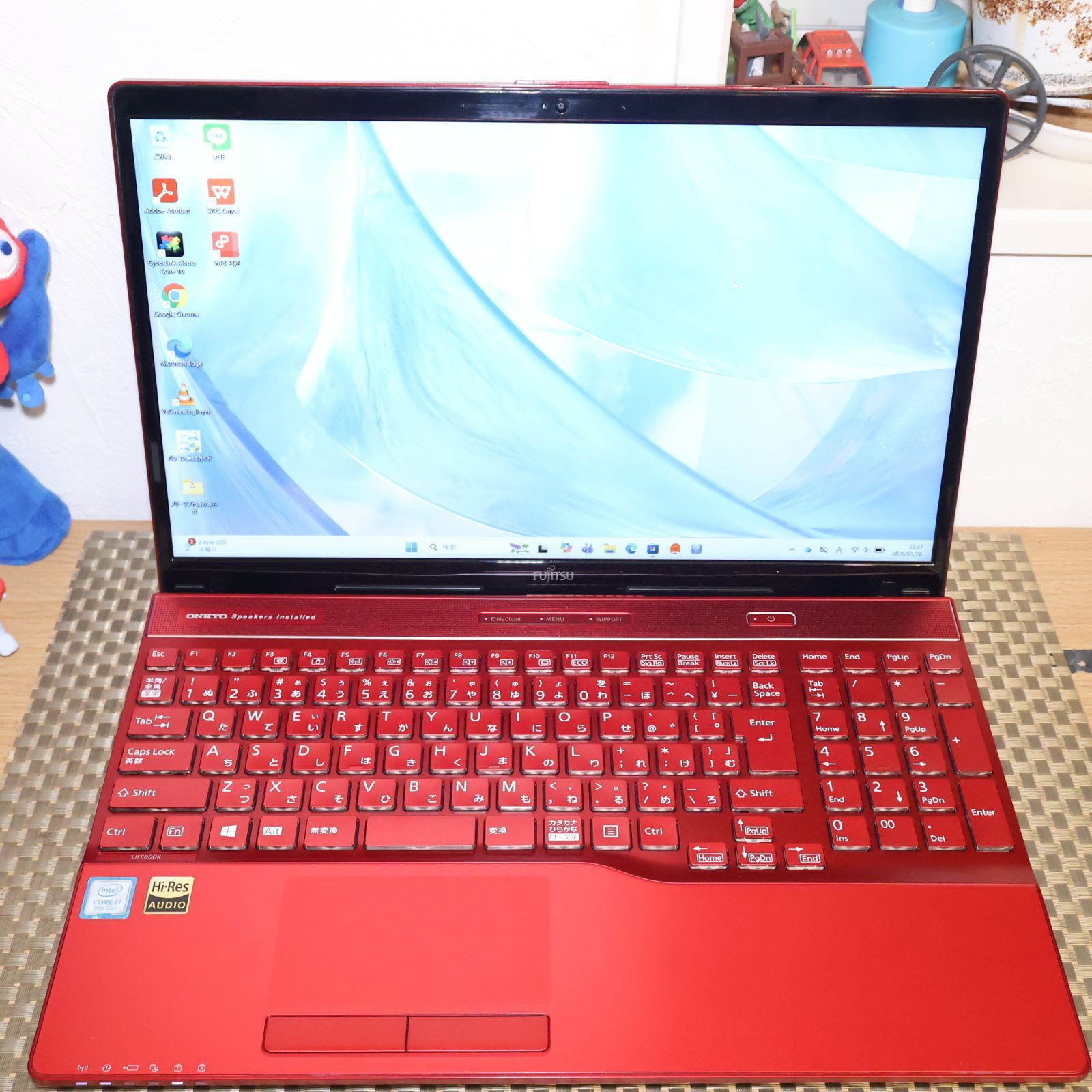 Fujitsu Windows Notebook Body Win11 I7/ 8/Ssd/Bd/ /Typec