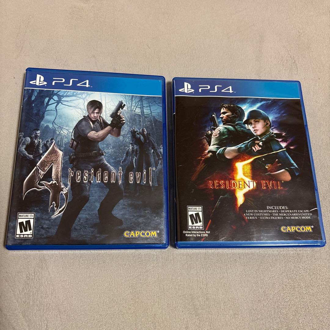 Playstation4 Games (Physical) Resident Evil 4 5 Ps4