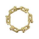Tiffany Ring Tiffany&Co. K18Yg 6 (46) Sss