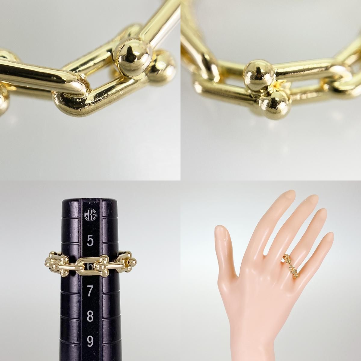 Tiffany Ring Tiffany&Co. K18Yg 6 (46) Sss