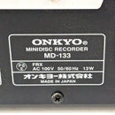 Cd, Md Cassette Decks Onkyo Md-133 Hi-Md 05