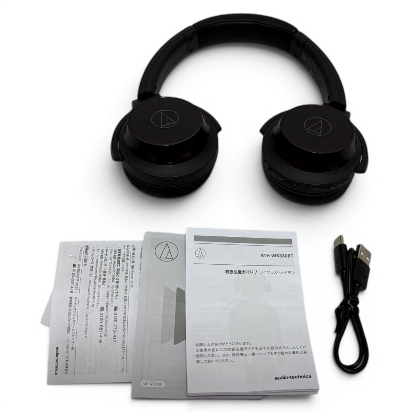 Audio Technica Wireless Headphones Audio-Technica Ath-Ws330Bt Bk 720-4202
