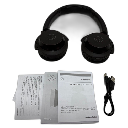 Audio Technica Wireless Headphones Audio-Technica Ath-Ws330Bt Bk 720-4202