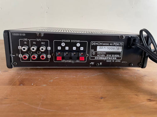 Denon Power Amplifiers Poa-7.5