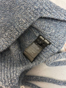 Miu Knitted Caps Beanies Blue Wool Hat