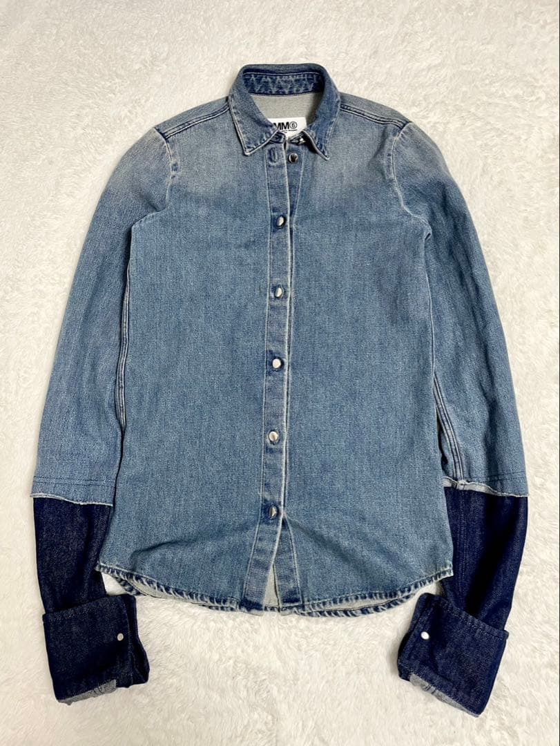 Mm6 Maison Margiela Denim Shirt Dungarian 38