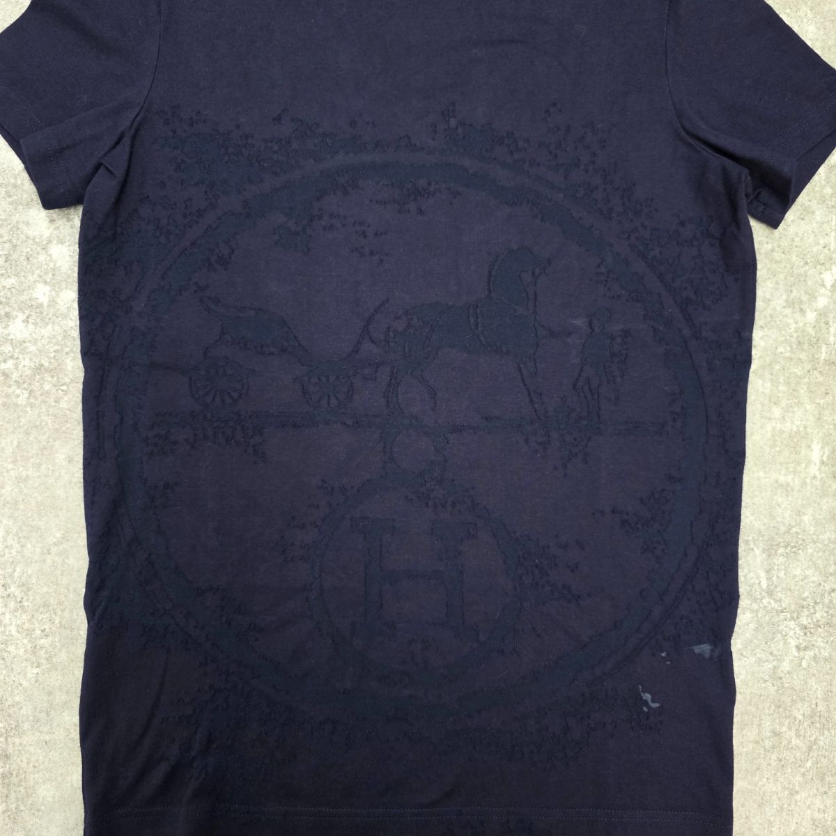 Hermes Short Sleeve (T -Shirt) Caleche H 38