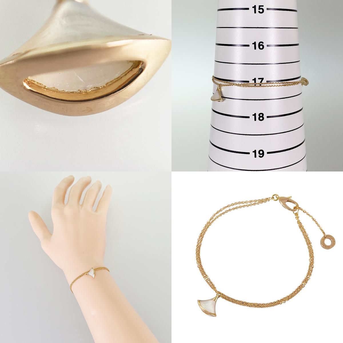 Bvlgari Bracelet K18Pg Sst