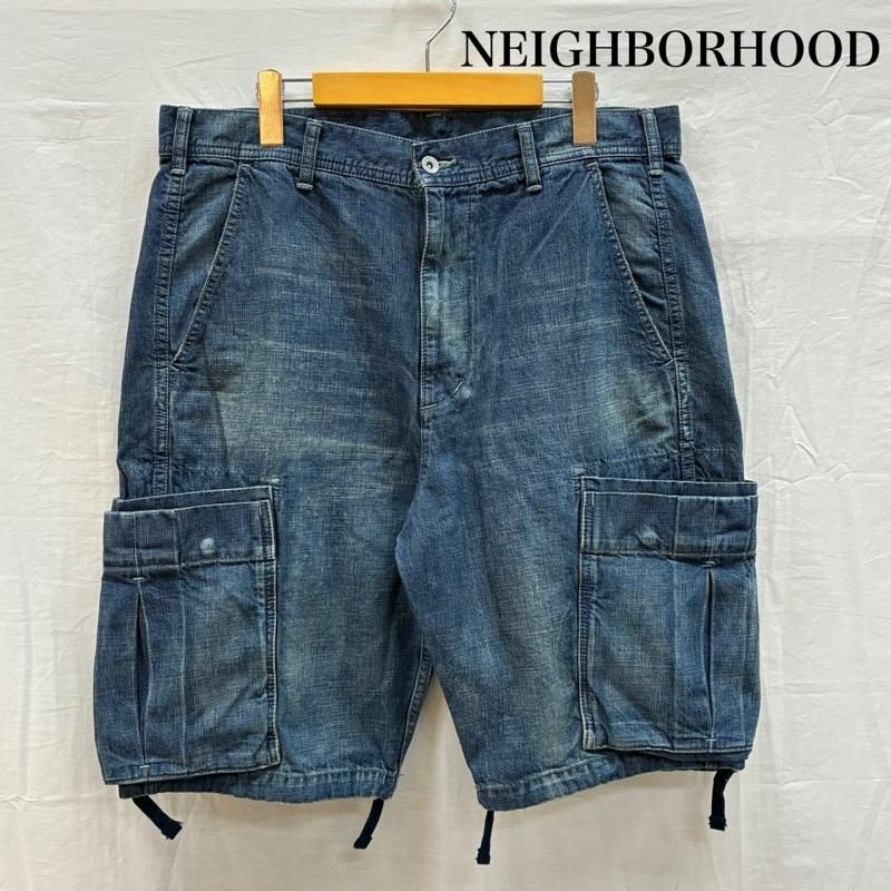 Neighborhood Straight Denim Washed Cargo C-St 201Xbnh-Ptm04S L Used 50154306